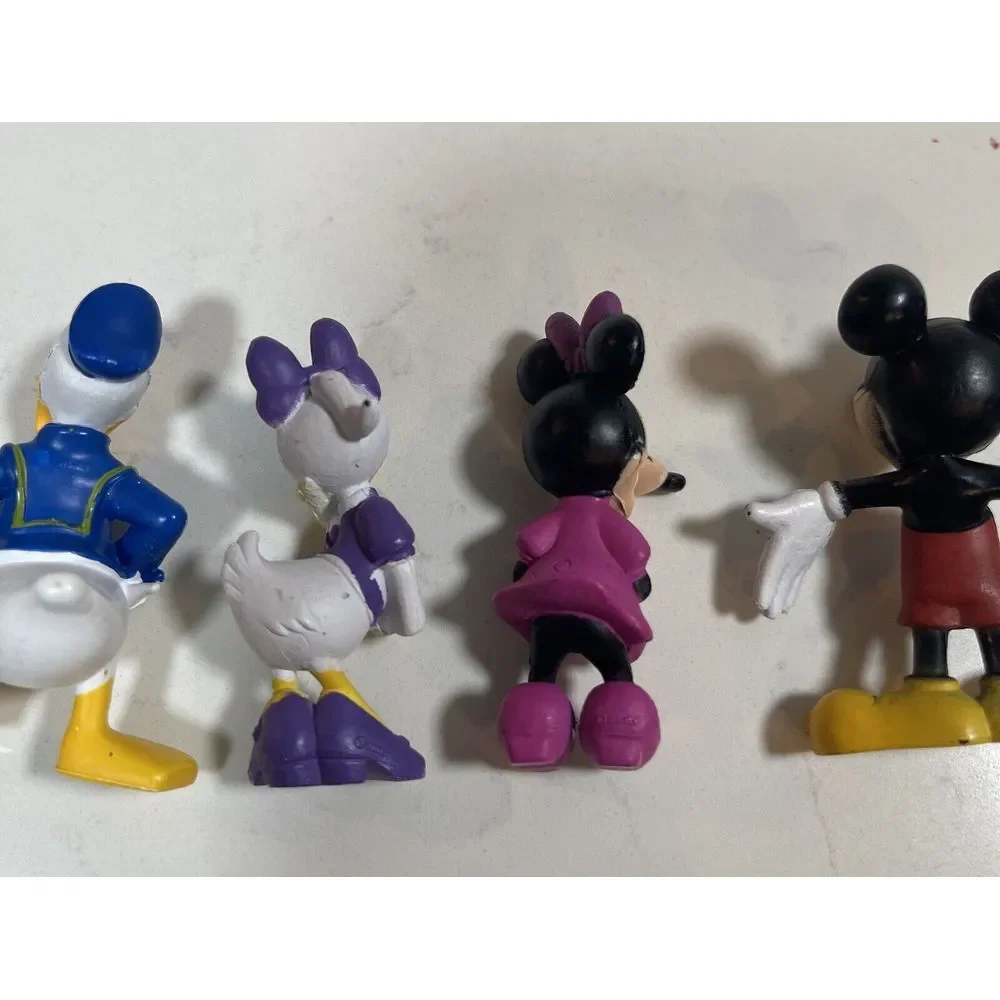 Disney Figures Mickey Minnie Donald Daisy‎ Pluto Toy Cake Topper Lot Collectible